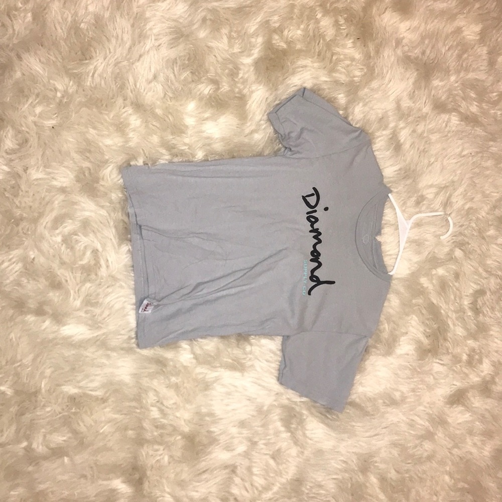 DIAMOND SUPPLY CO. SHORT SLEEVE GRAY